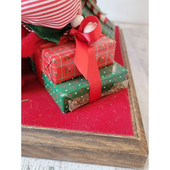 Holiday Creations 1993 Santa Claus tree animated elf kid Xmas present - Picture 11 of 16